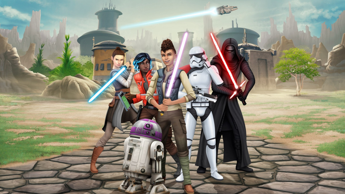The Sims 4 com pacote de Star Wars