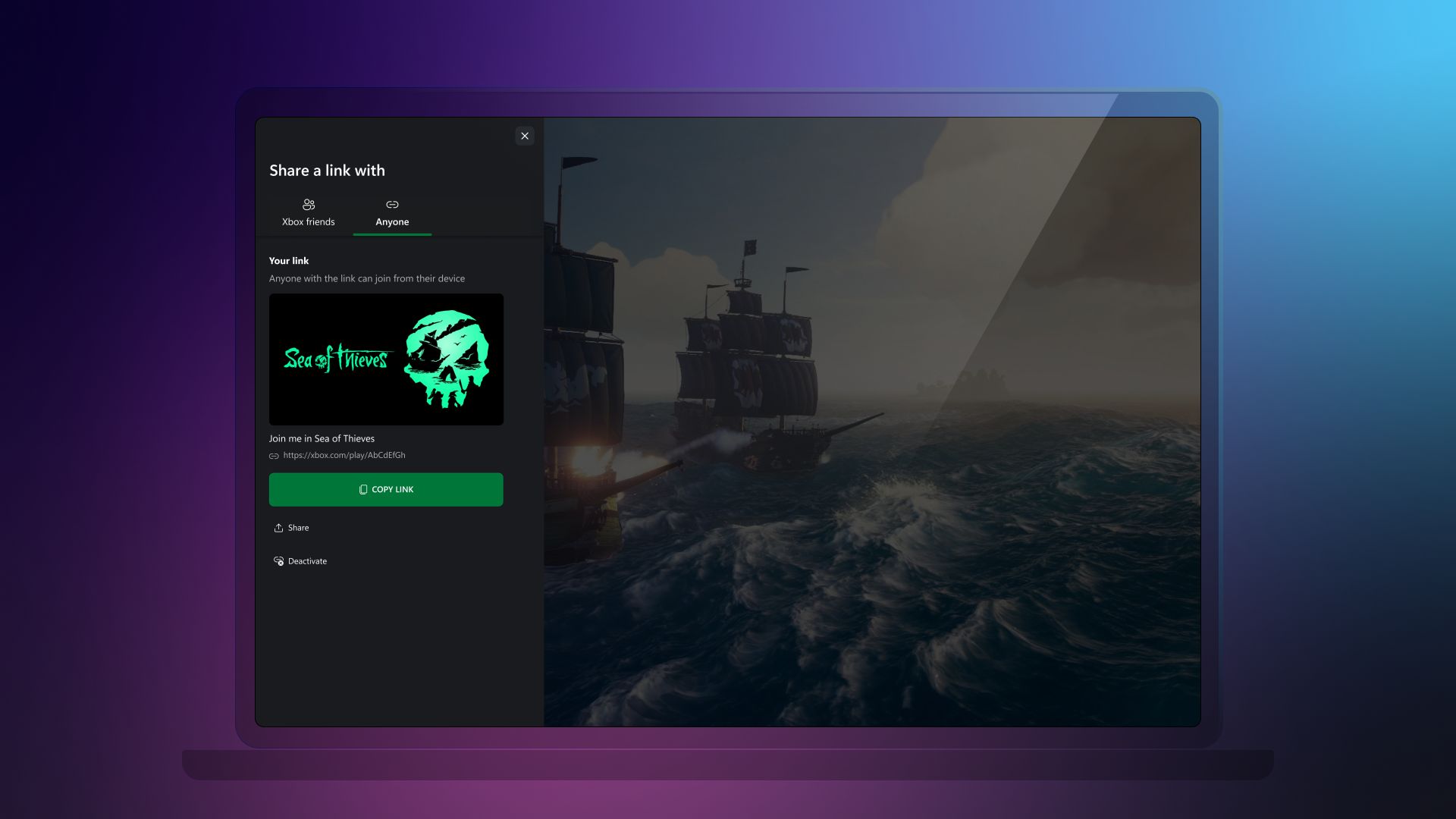 Imagem com o jogo Sea of Thieves