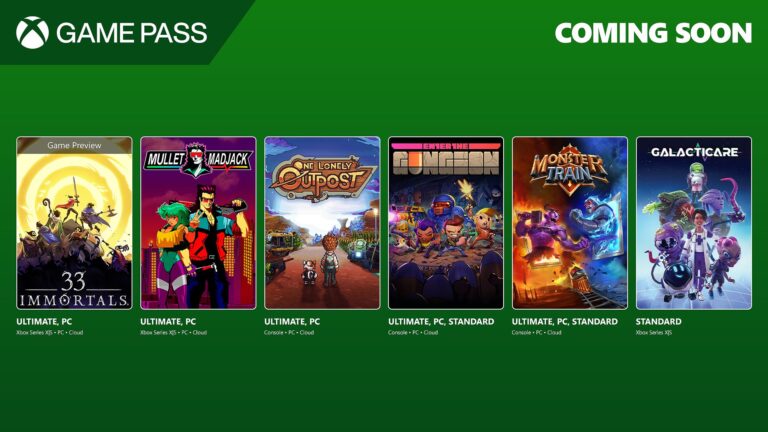 Imagem com a capa de jogos disponíveis no Game Pass