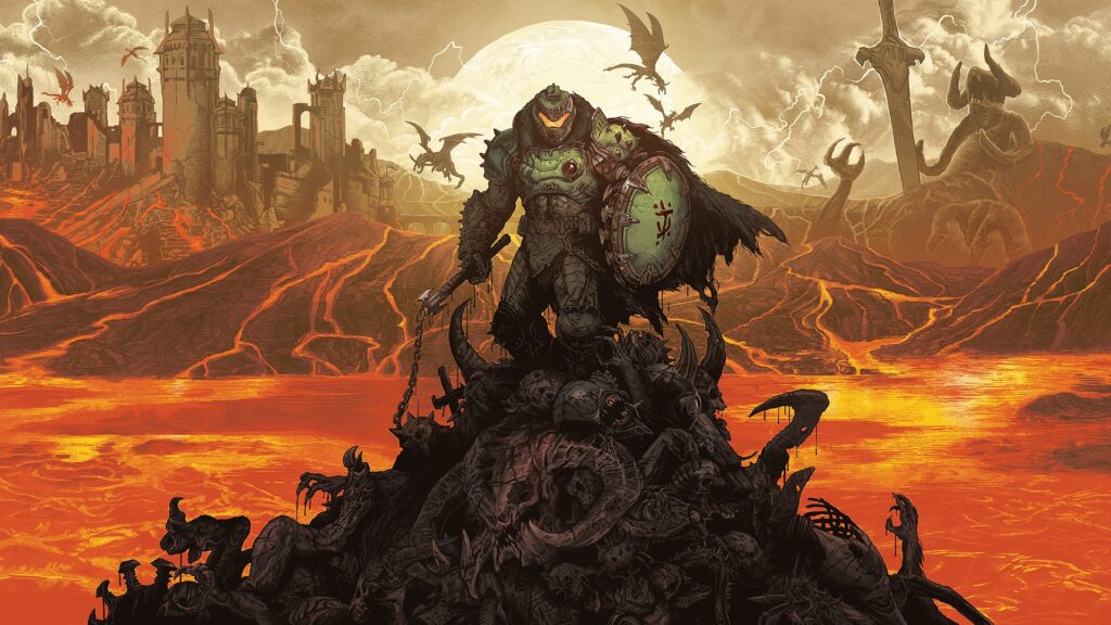 Imagem do jogo DOOM The Dark Ages