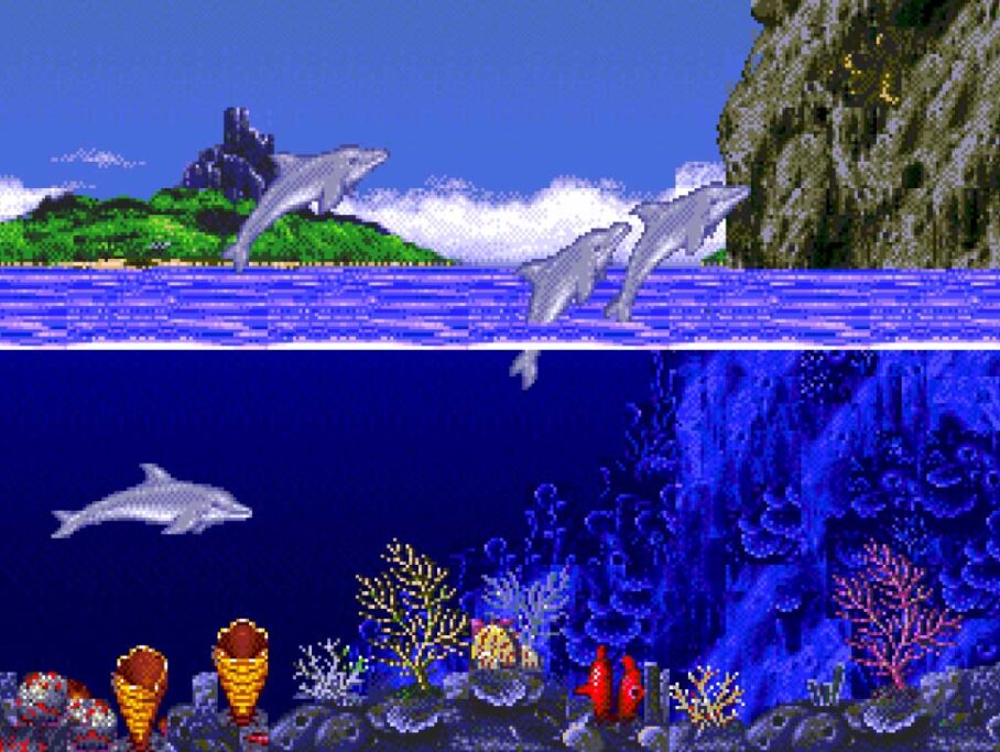 Imagem do jogo Ecco the Dolphin