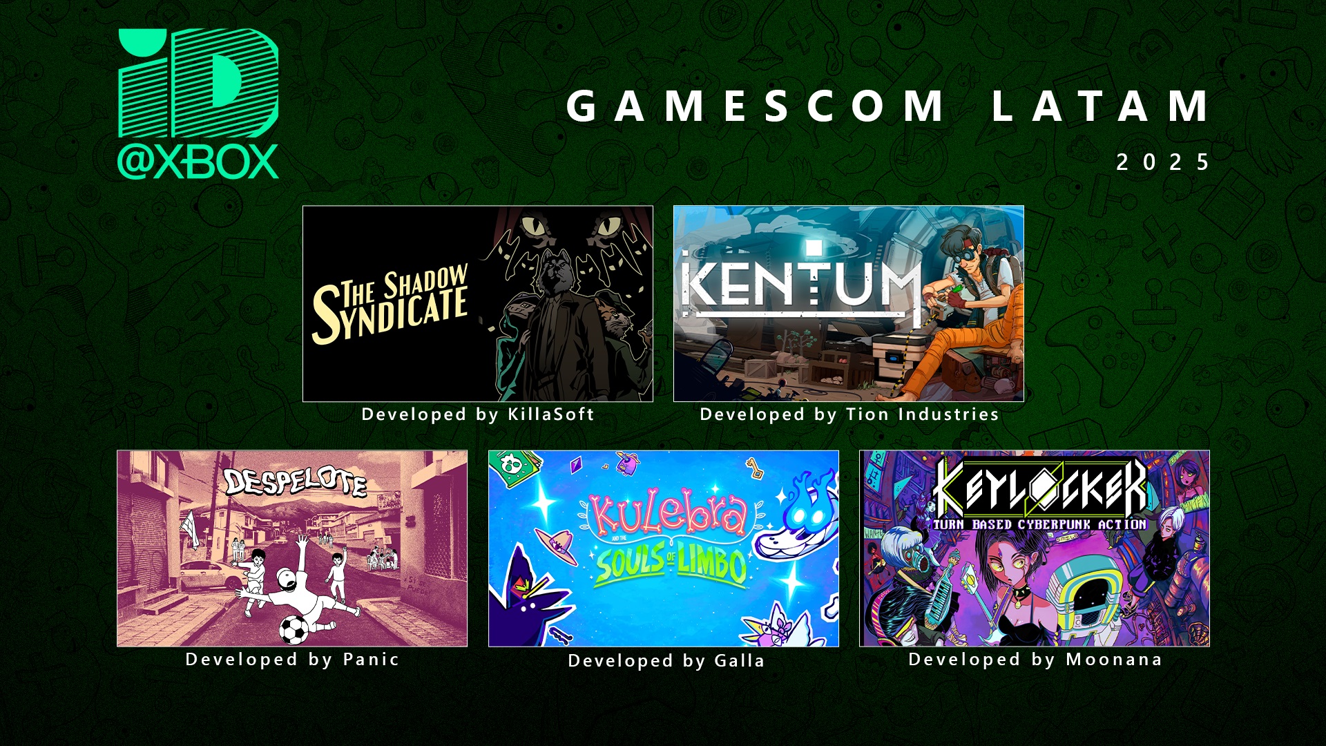 Imagem jogos ID@Xbox na gamescom latam