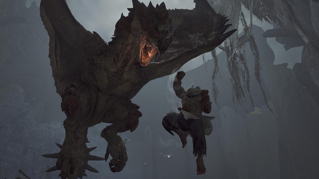 Imagem do jogo Monster Hunter Wilds