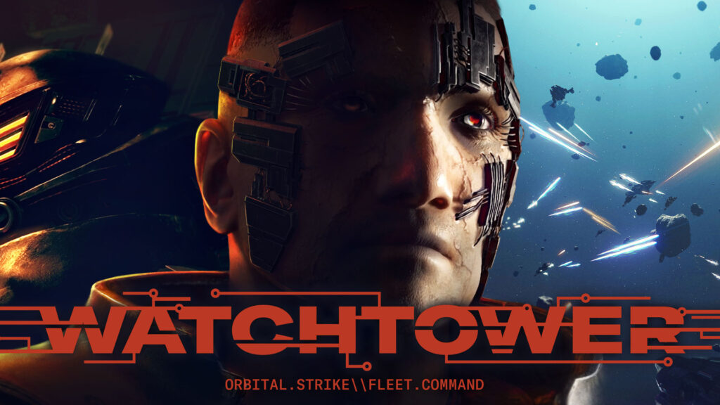 Imagem do jogo Starfield com WatchTower escrito