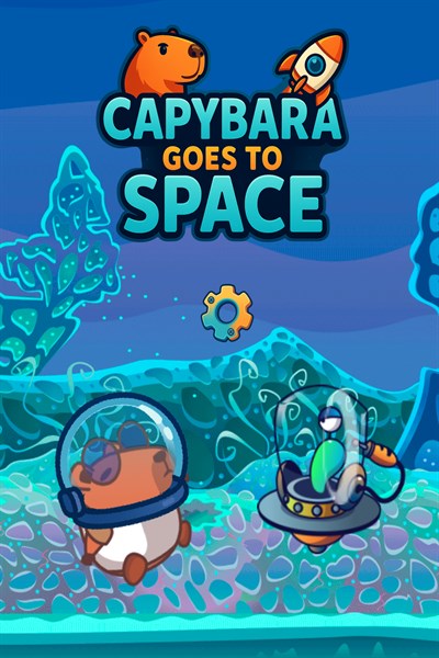 Imagem do jogo Capybara Goes to Space