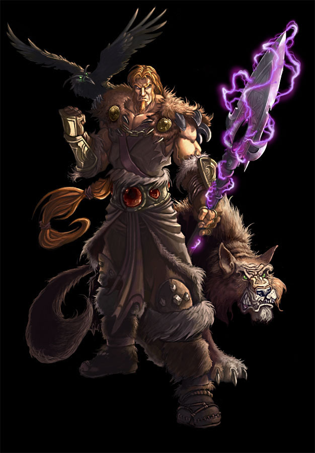 Imagem da classe Druida em Diablo