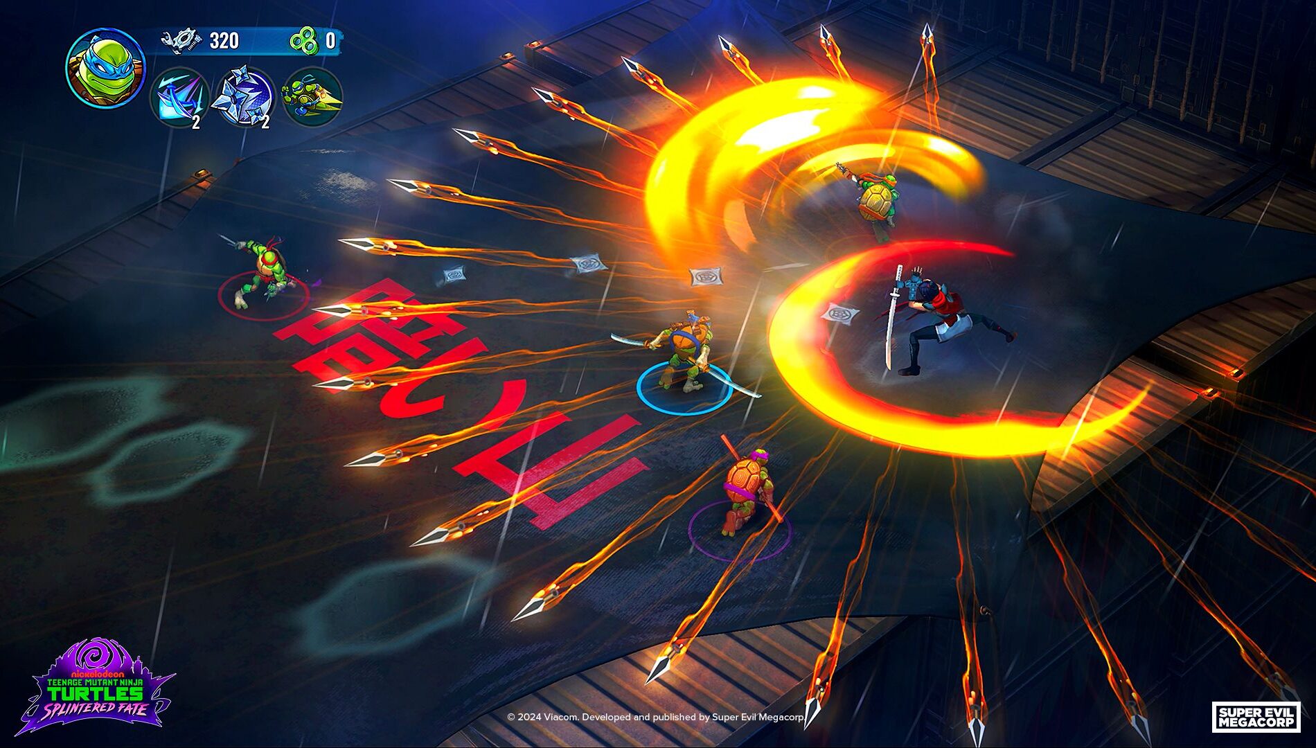 Imagem do jogo Tartarugas Ninja: O Destino de Splinter