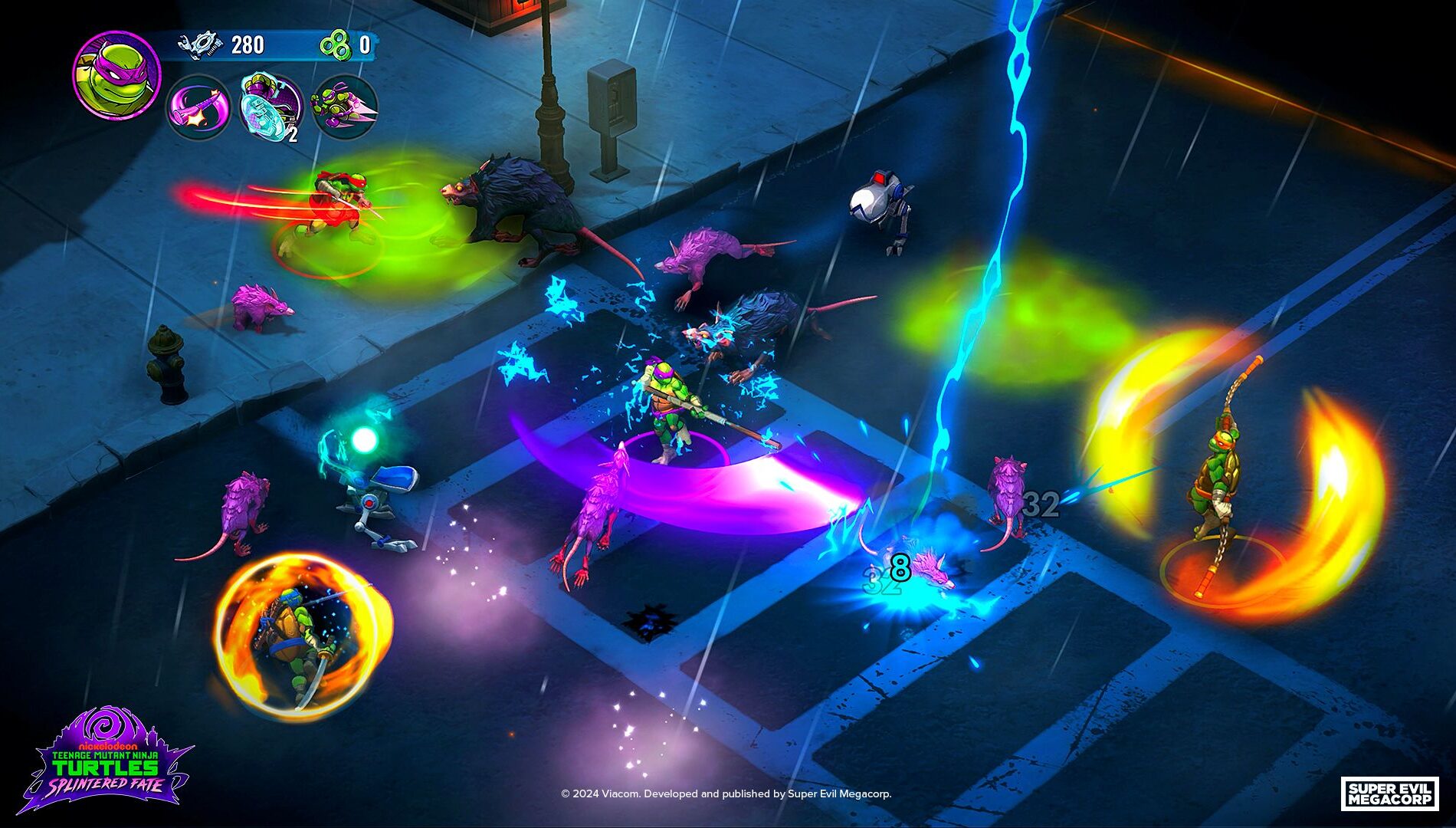 Imagem do jogo Tartarugas Ninja: O Destino de Splinter