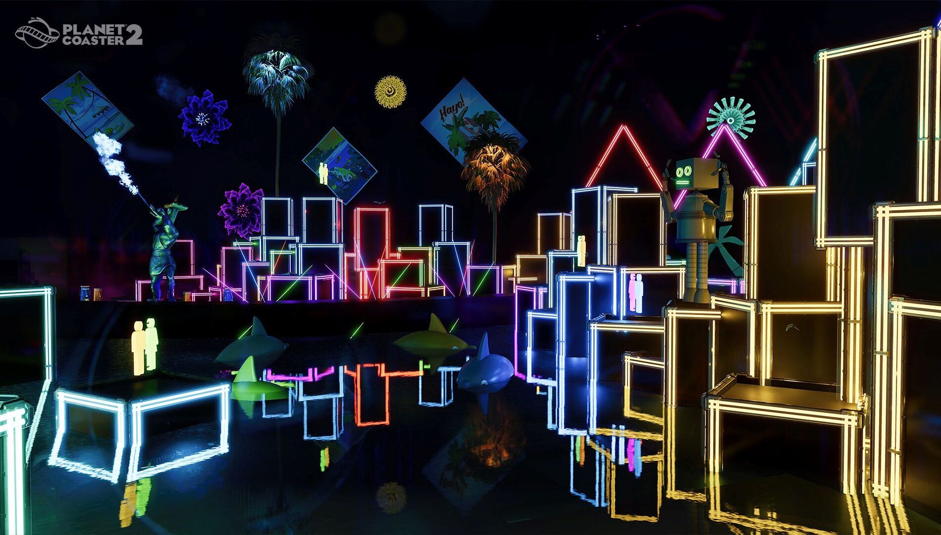 Imagem do jogo Planet Coaster 2