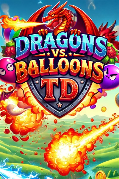 Imagem do jogo Dragons vs. Balloons TD