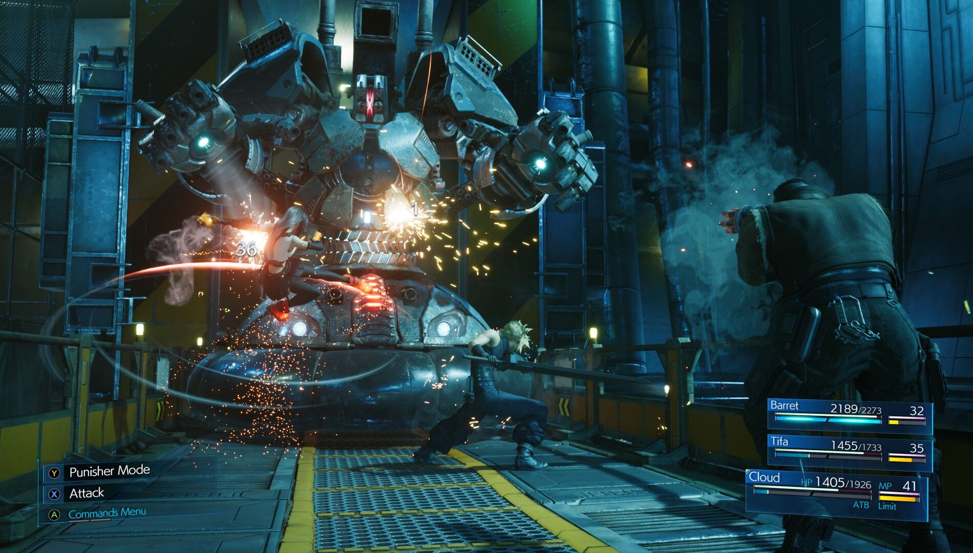 Imagem do jogo Final Fantasy 7 Remake
