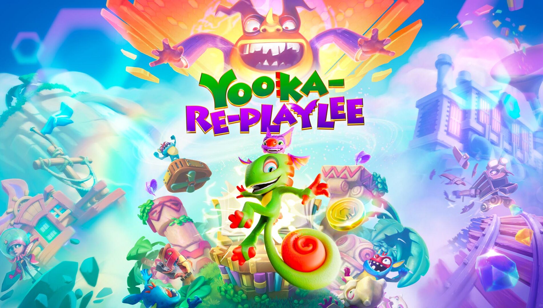 Imagem do jogo Yooka-Replaylee
