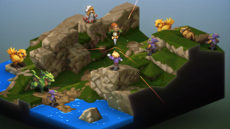 Imagem do jogo Final Fantasy Tactics
