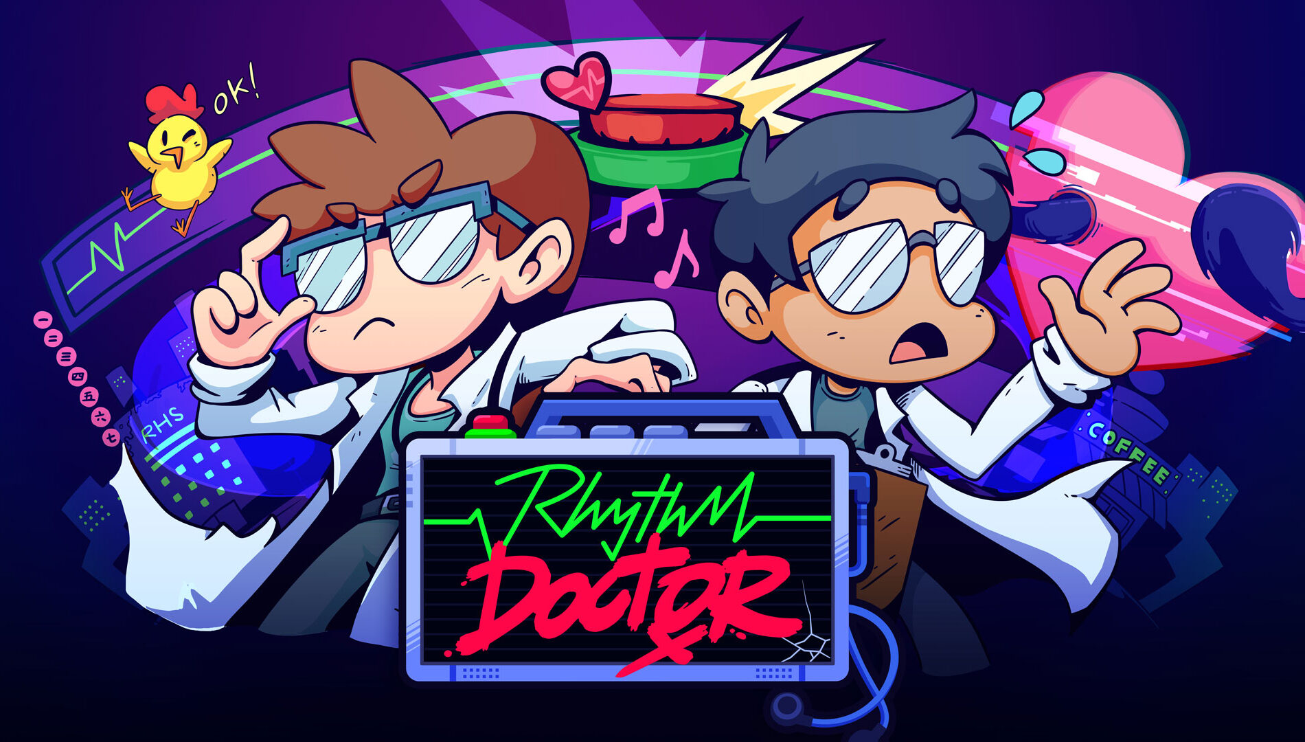 Rhythm Doctor aposta em apenas um botão