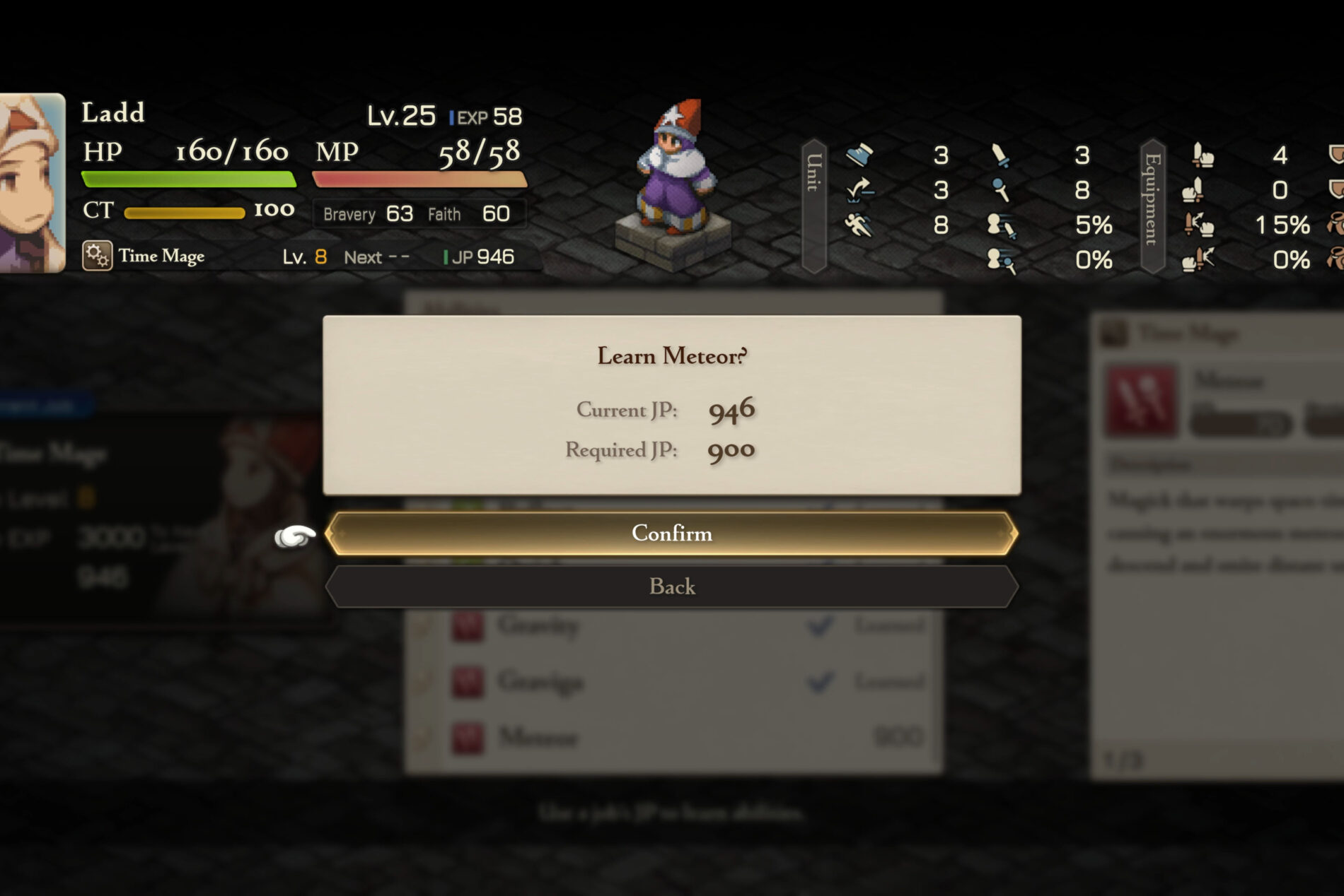 Imagem do jogo Final Fantasy Tactics