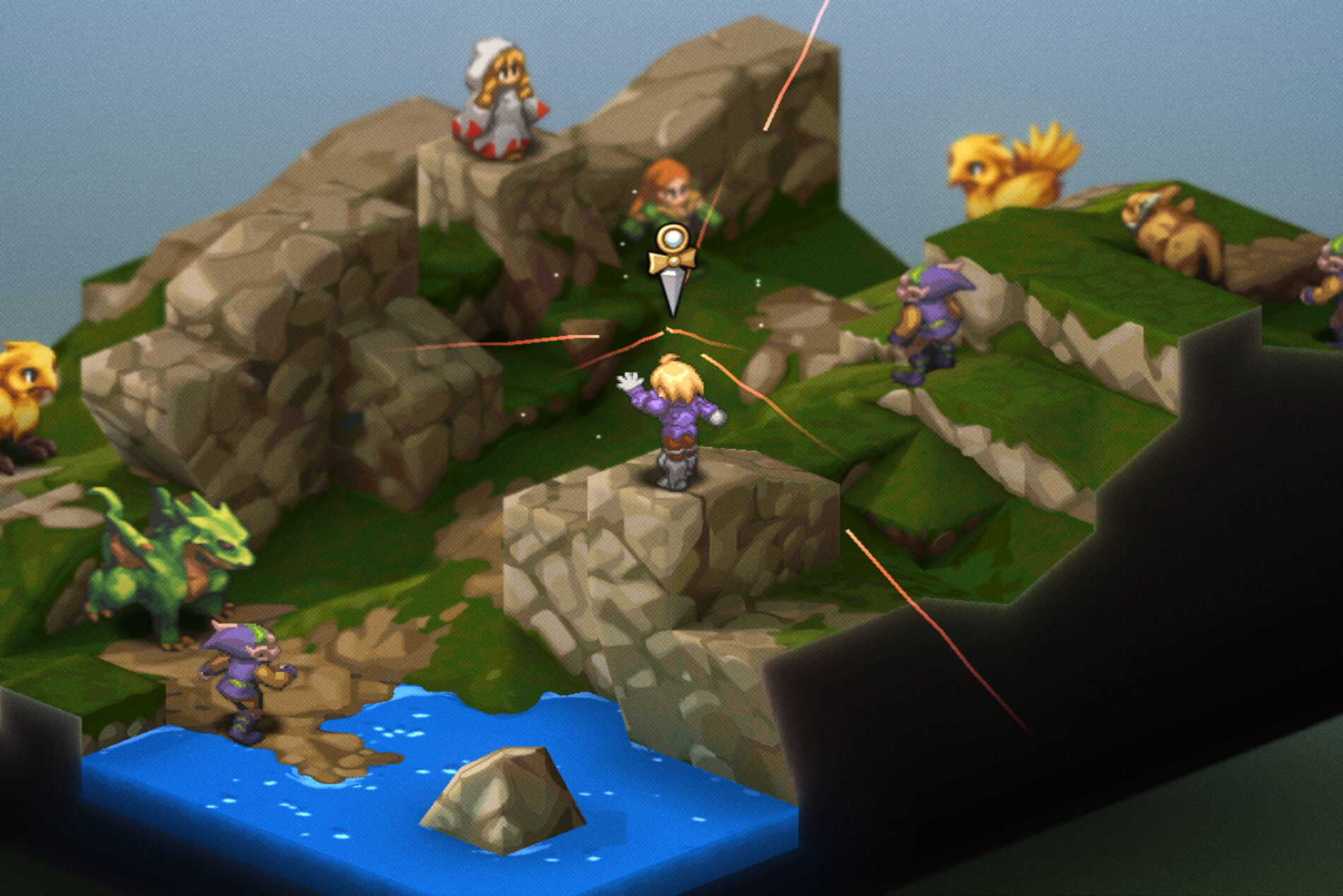 Imagem do jogo Final Fantasy Tactics