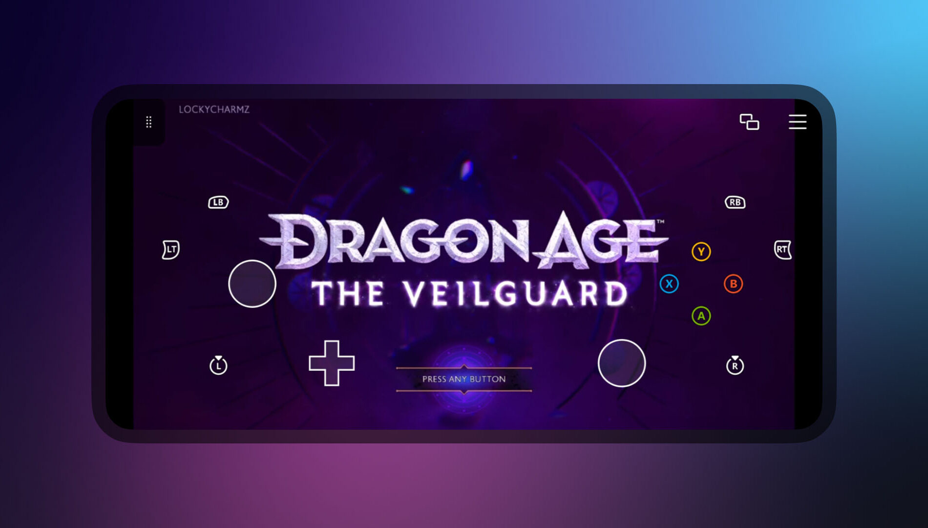 Imagem do jogo Dragon Age The Vielguard rodando em um celular