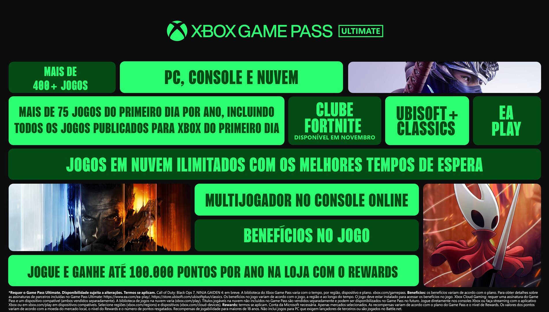 O Xbox revelou através do seu site oficial que está realizando grandes mudanças no Game Pass, o que inclui novos níveis e jogos.