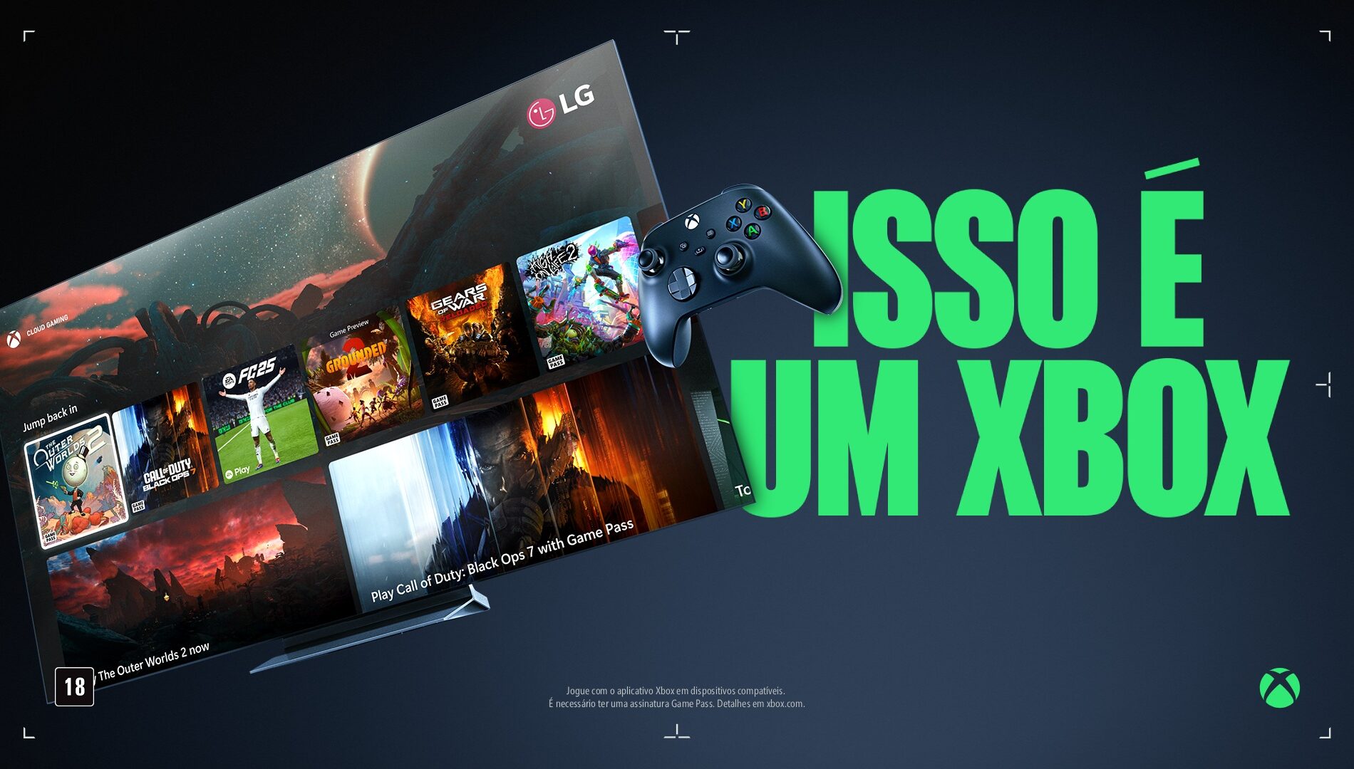 O Xbox finalmente disponibilizou o xCloud em dispositivos Amazon Fire TV e TVs da sul-coreana LG no Brasil.