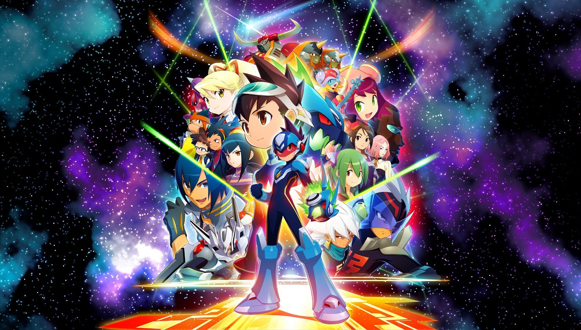 Imagem do jogo Mega Man Star Force Collection