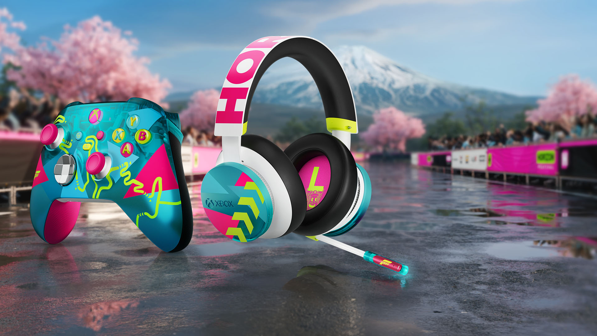 Imagem de Controle e Fone de Ouvido Forza Horizon 6