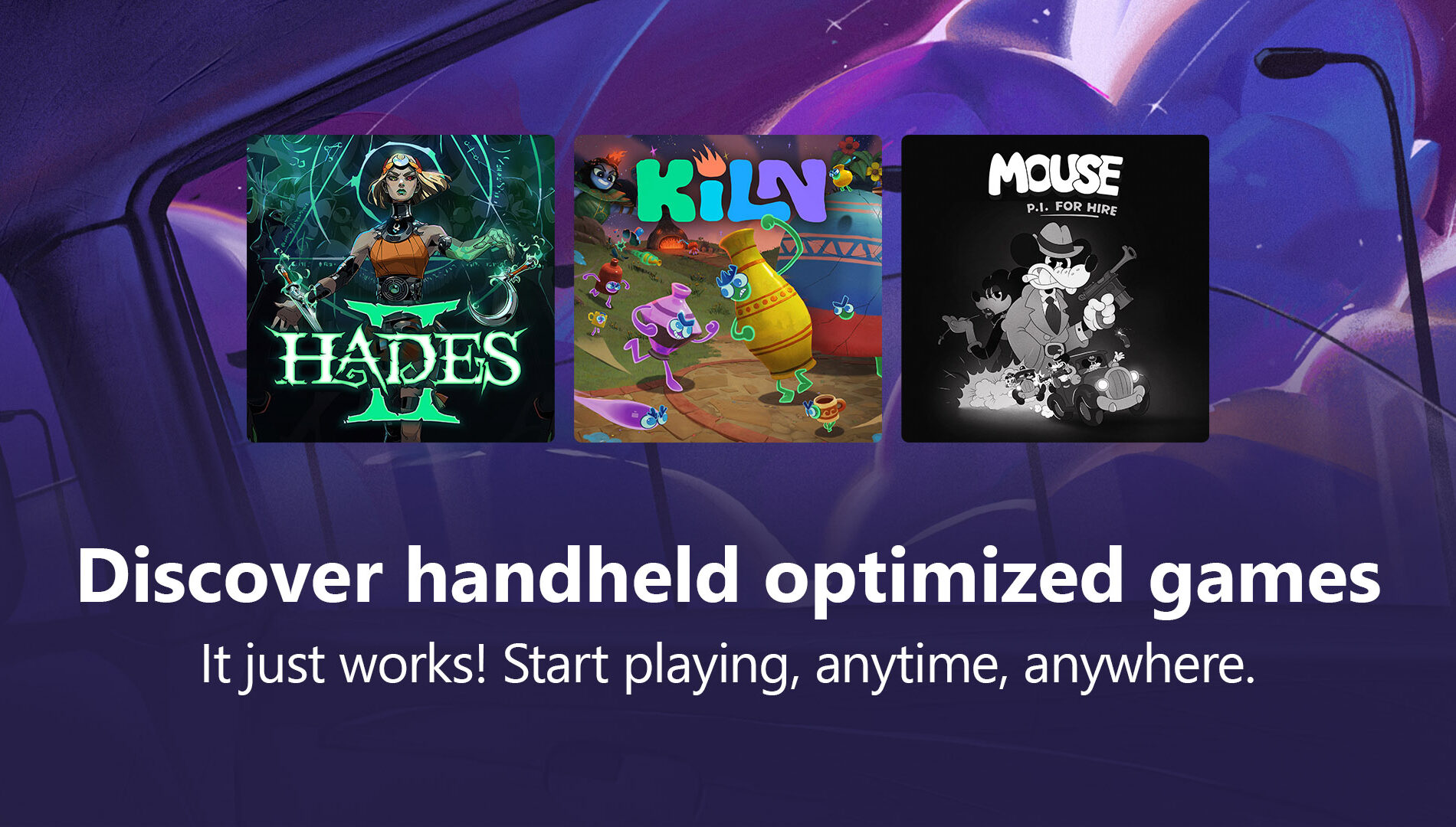 Imagem de jogos otimizados para portátil