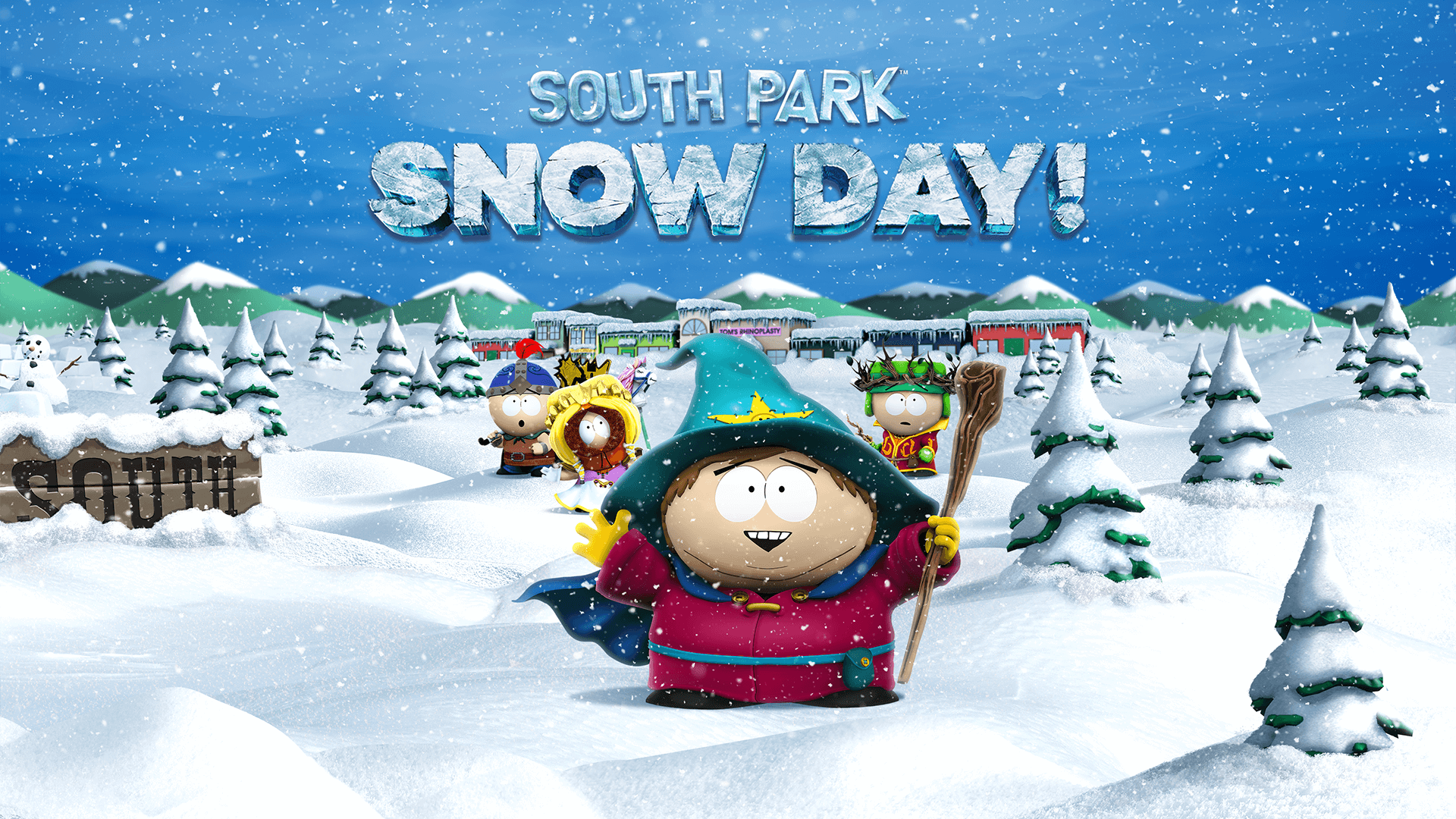 Imagem do jogo South Park Snow Day