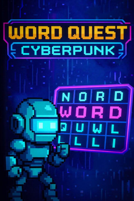 Imagem do jogo Word Quest Cyperbunk