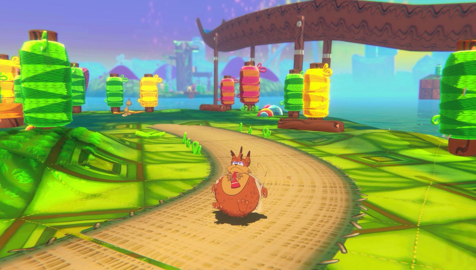 Изображение из игры Bubsy 4D