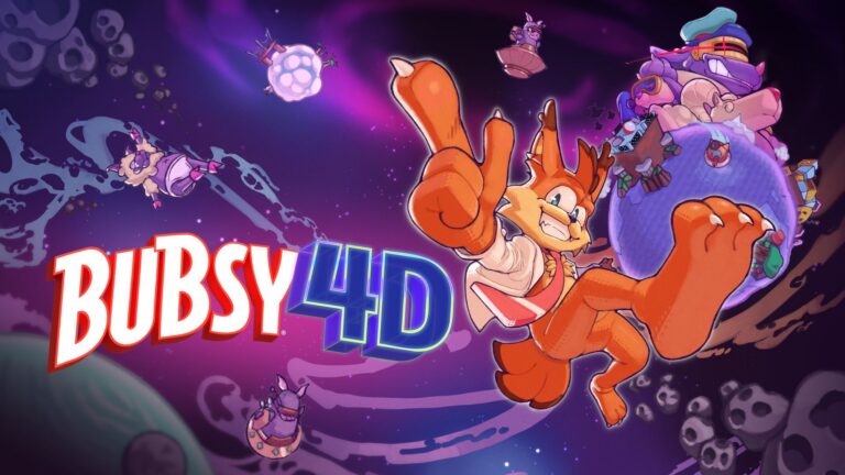 Imagem do jogo Bubsy 4D