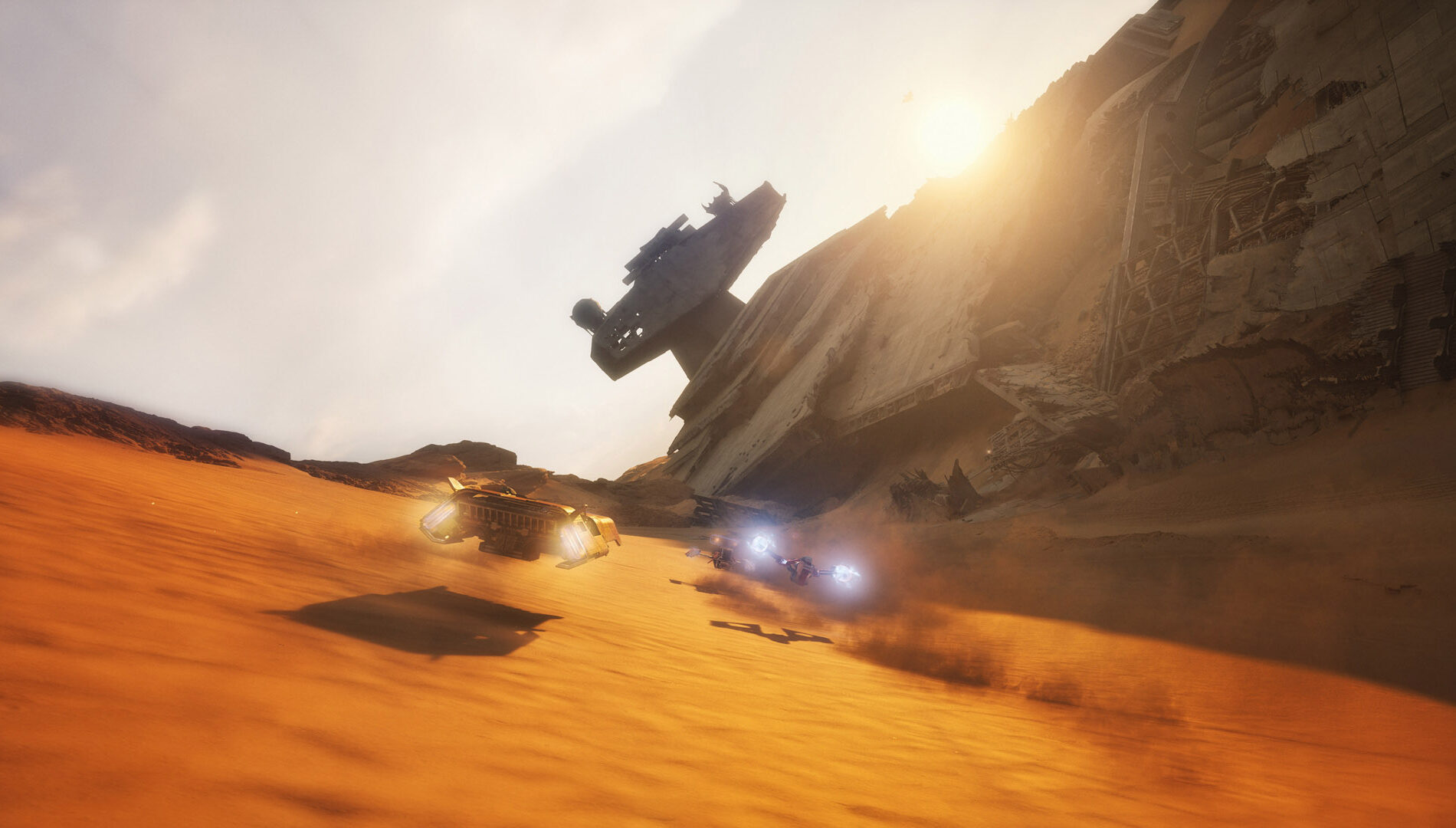 Imagem do jogo Star Wars Galactic Racer