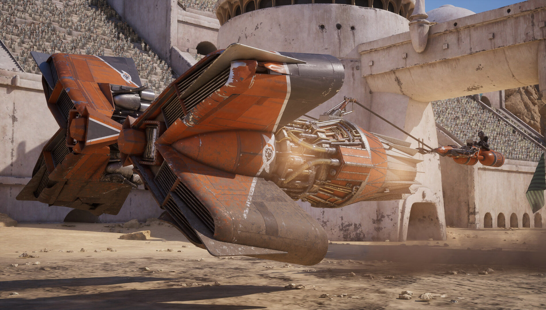 Imagem do jogo Star Wars Galactic Racer