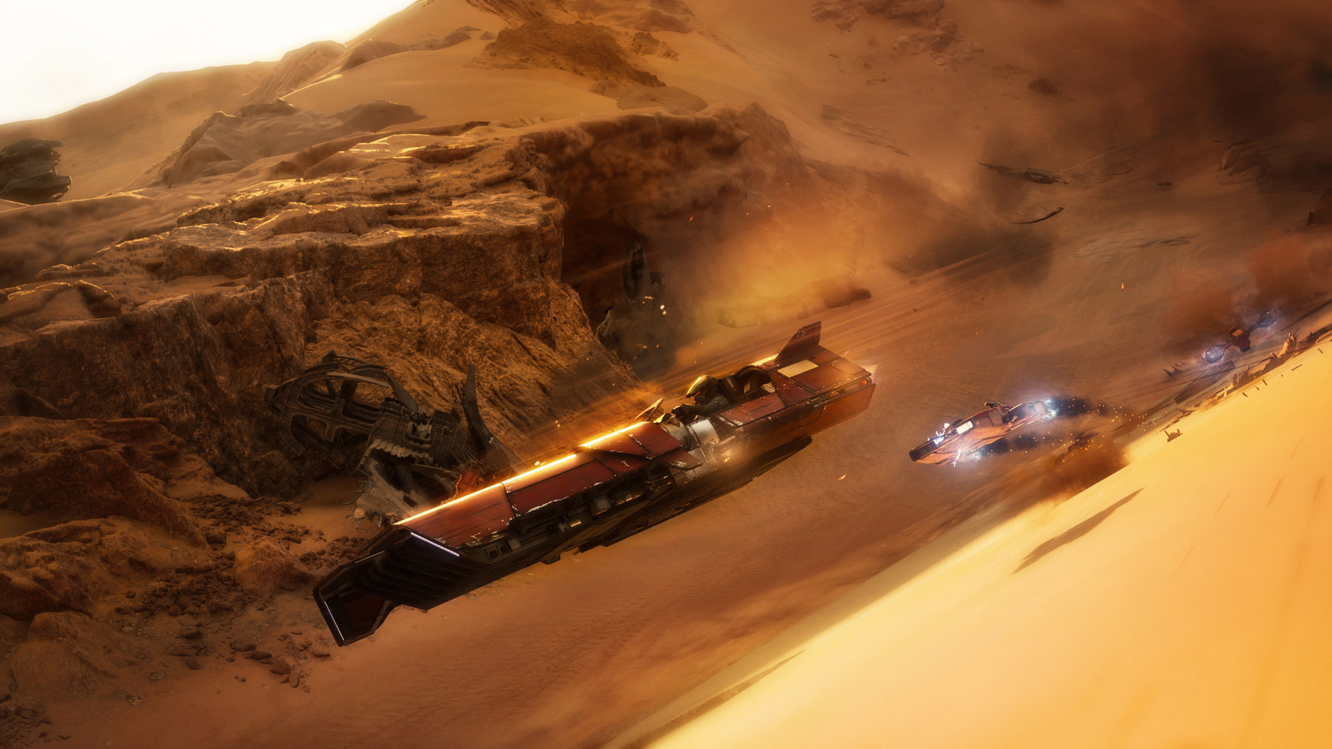Imagem do jogo Star Wars Galactic Racer