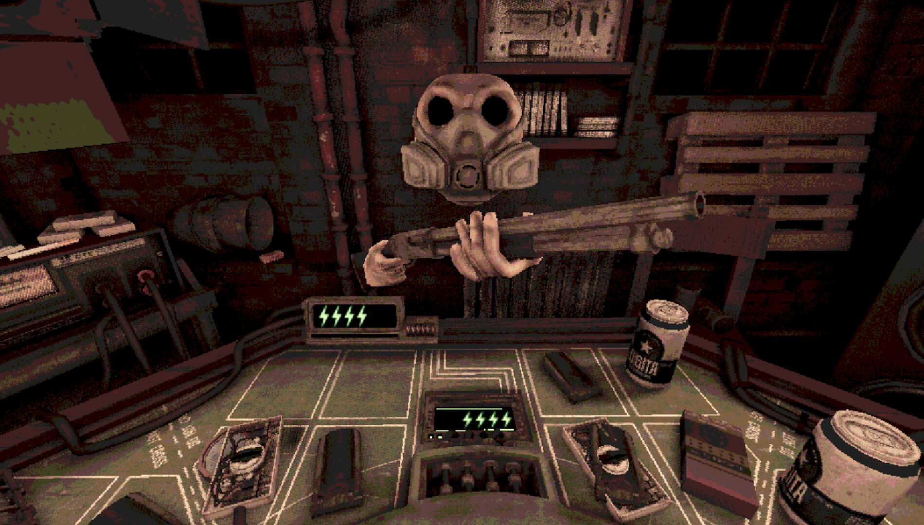 Imagem do jogo Buckshot Roulette
