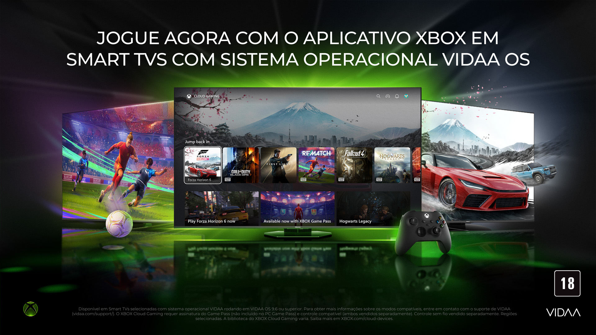 Imagem de XBOX com TVs Hisense