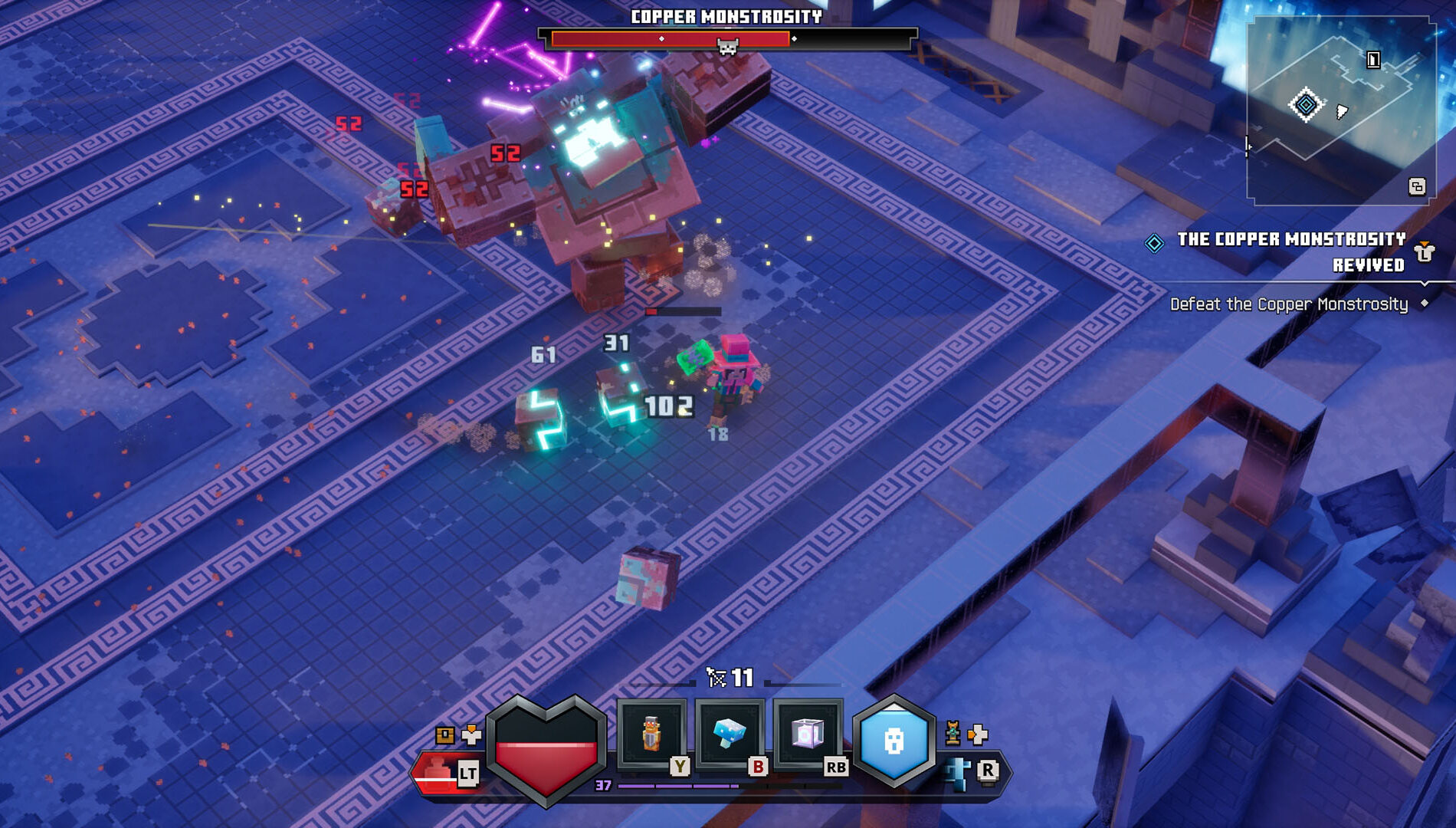 Imagem do jogo Minecraft Dungeons 2