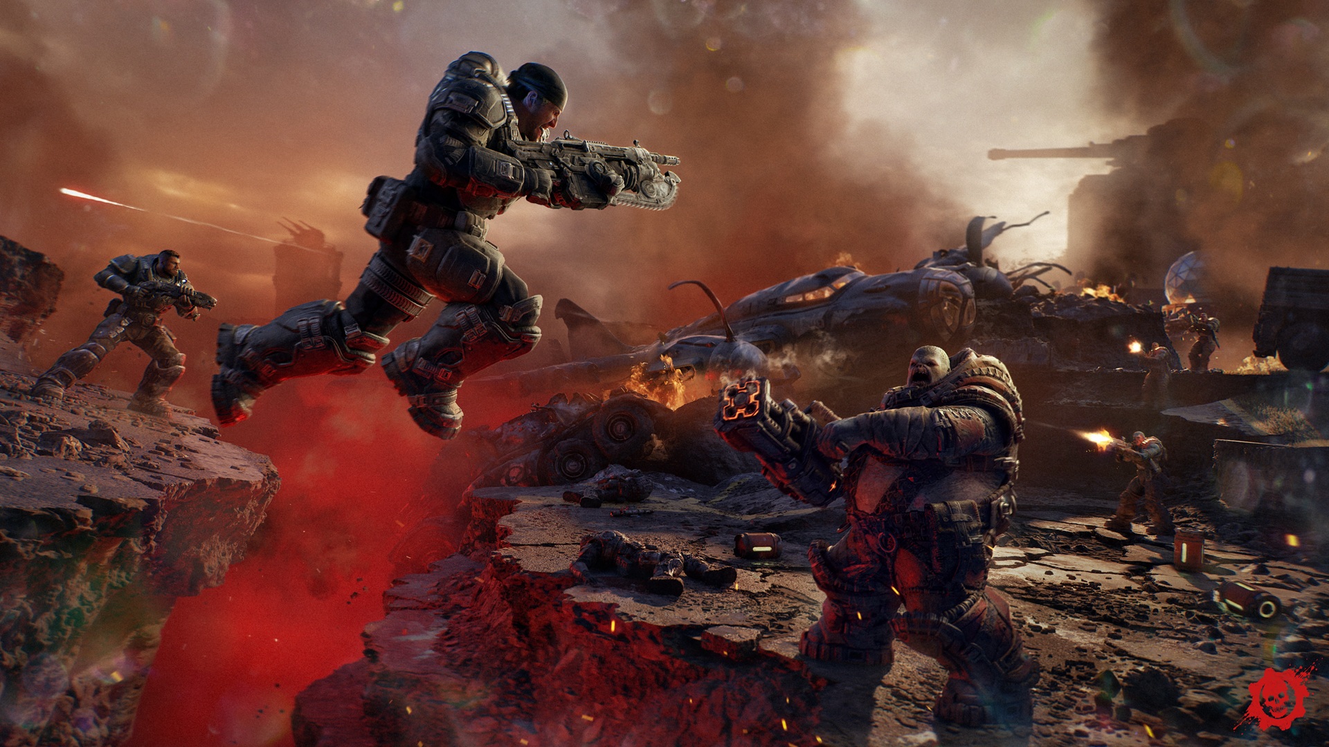 Imagem do jogo Gears of War: E-Day