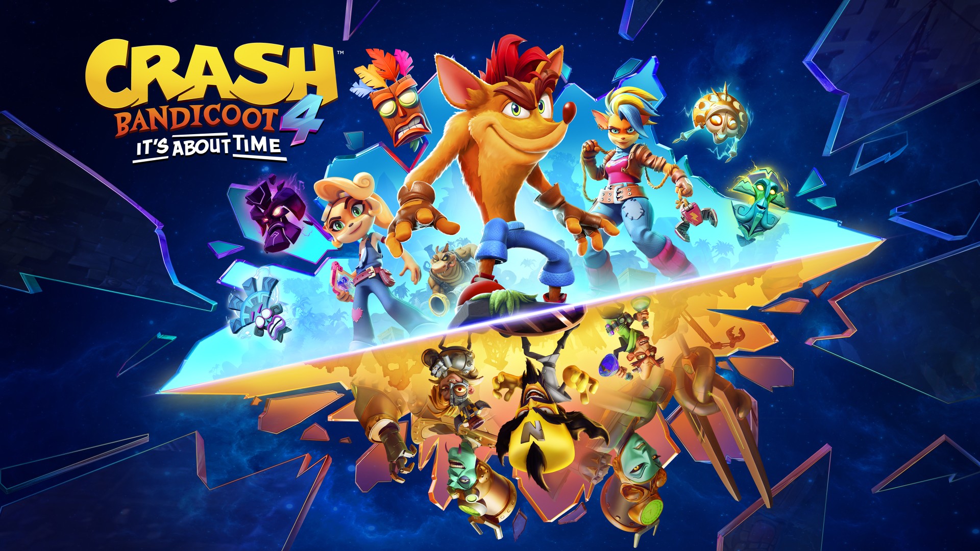 Баннер игры Crash Bandicoot 4