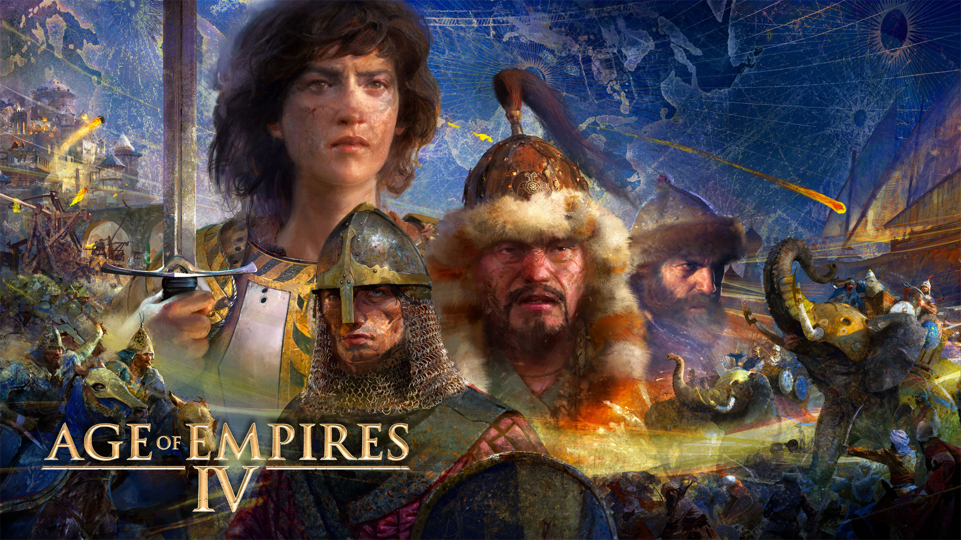 Баннер игры Age of Empires IV