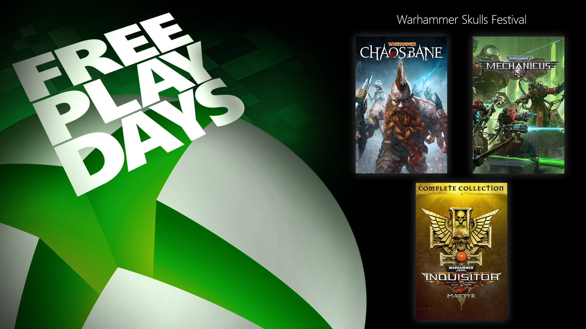 Обложки игр – Warhammer 40K: Inquisitor - Martyr Complete Collection, Warhammer: Chaosbane и Warhammer 40K: Mechanicus