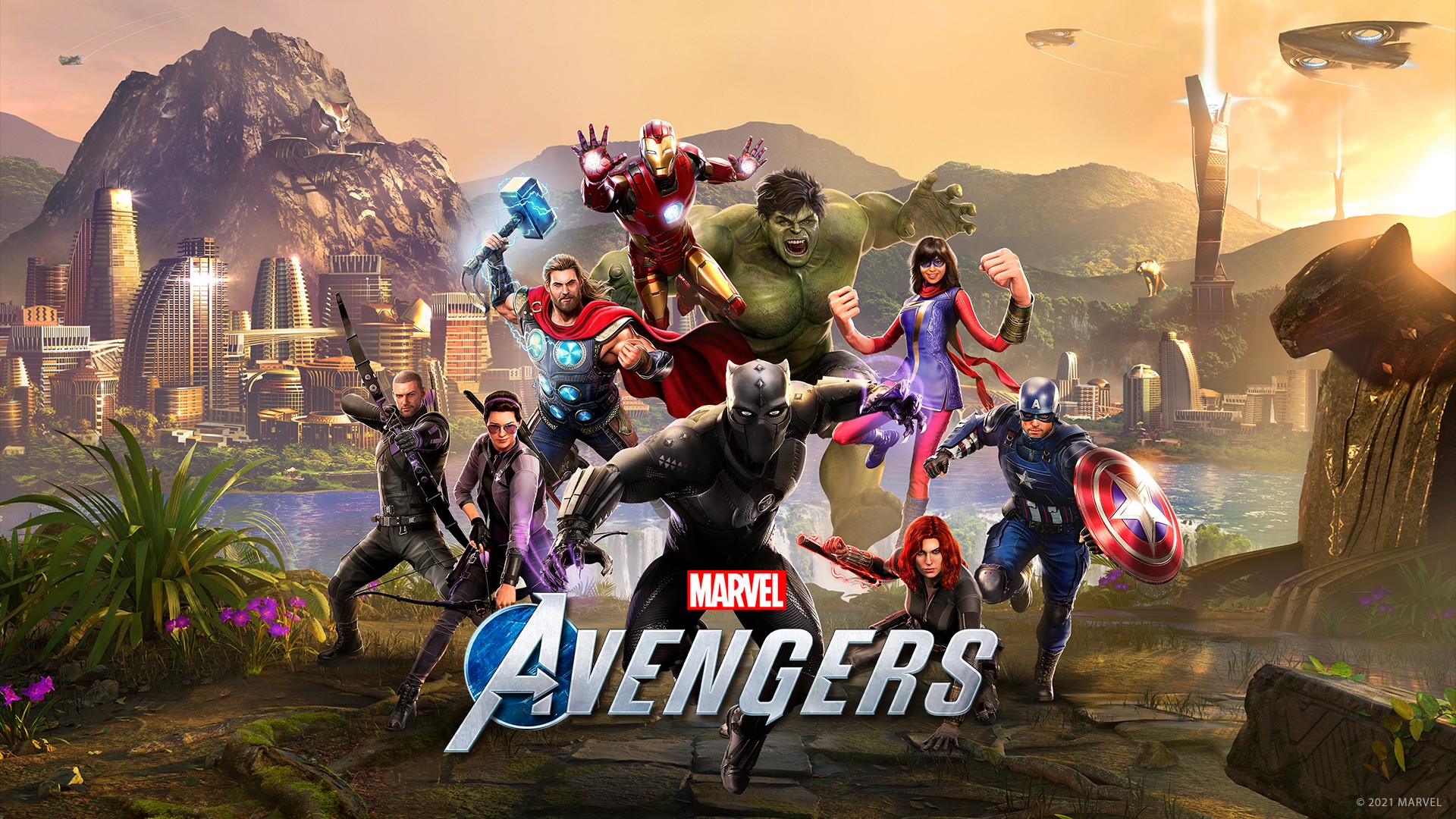 Баннер игры Мстители Marvel