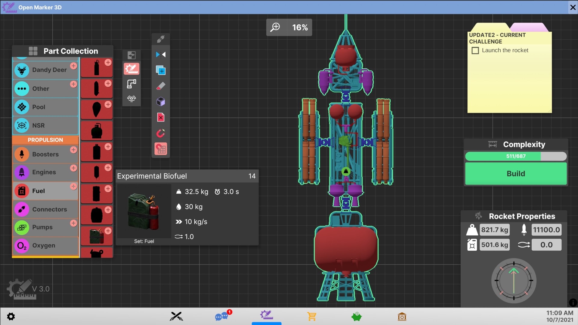 Сложная схема устройства и модифицирования космического корабля.