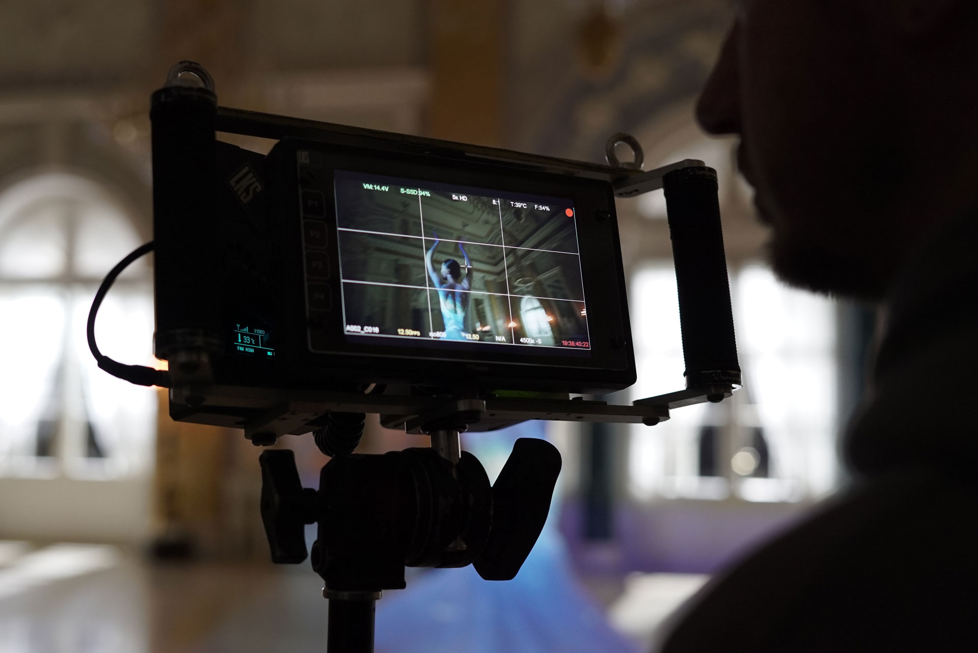 Процесс съемки видео