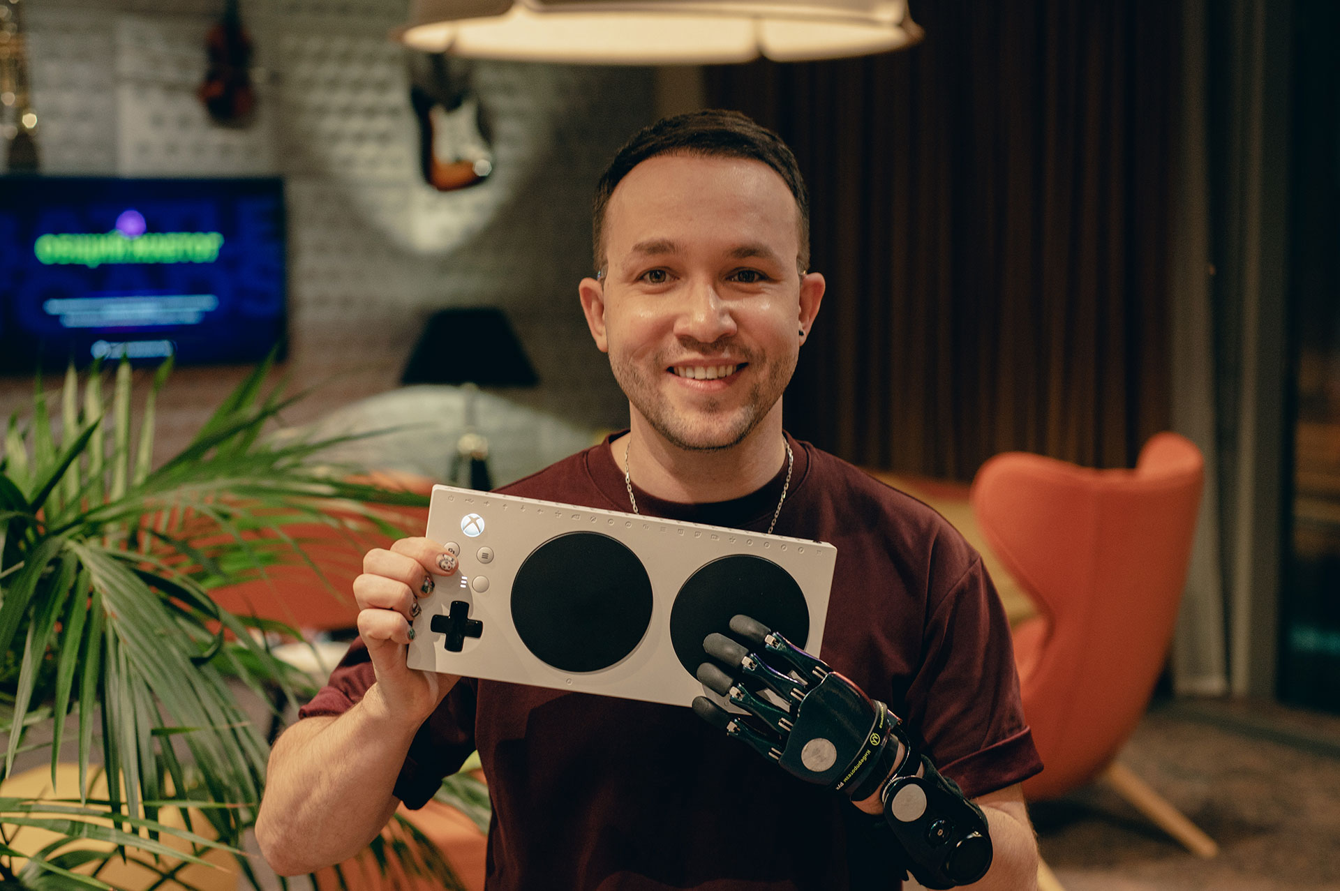 Илья Морковский. Фото со встречи с партнерами из Моторики и геймерами с инвалидностью